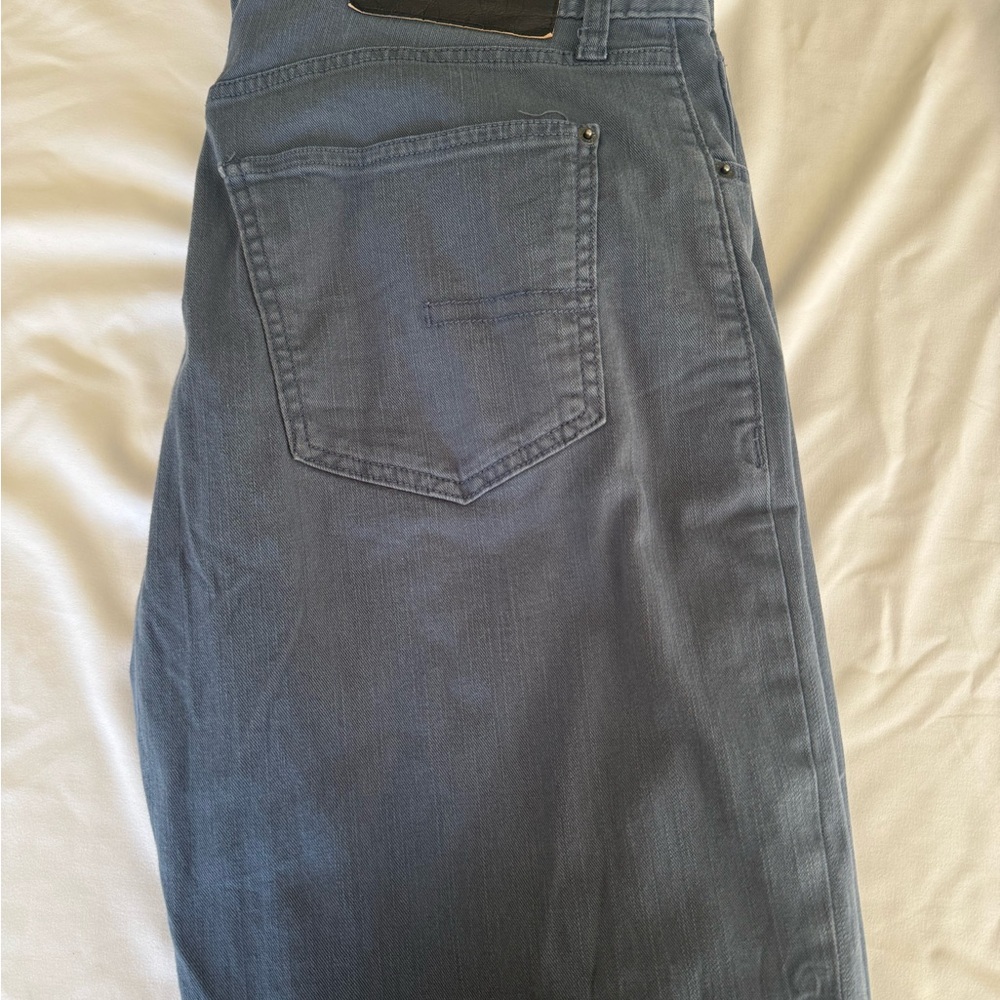 Calvin Klein Men’s Navy Blue Colored Denim Jean Size straight fit 34Wx34L